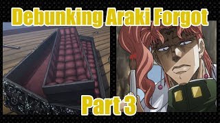 Debunking Araki Forgot Part 3  Stardust Crusaders [upl. by Ythomit554]