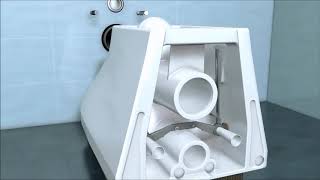 DURAVIT  Wand WC Installation [upl. by Quintilla]