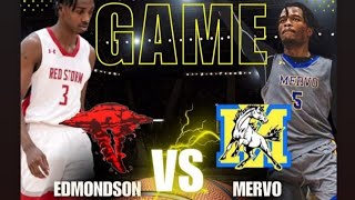 EdmondsonWestside vs Mervo Game 202324 DSN DMV HS Basketball Showcase [upl. by Yrrak]