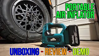 GUNOZE Cordless Air Compressor UNBOXING REVIEW and DEMO [upl. by Tonye]