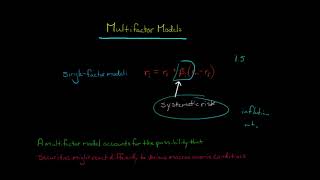 Multifactor Models [upl. by Noni]