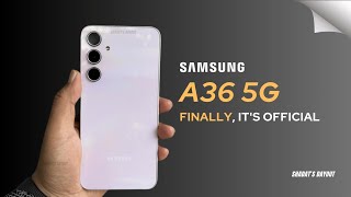 Samsung Galaxy A36 FIRST LOOK  Leaks amp Rumors Specs Release Date [upl. by Mcdonald914]