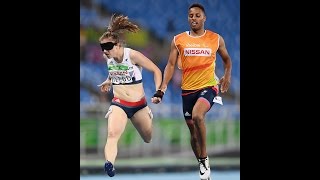 Athletics  Womens 100m  T11 Final  Rio 2016 Paralympic Games [upl. by Oribel761]