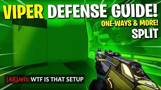 VIPER GUIDE FOR SPLIT One Way Lineups and Toxic Screen Setups Viper Defense Guide [upl. by Didi]