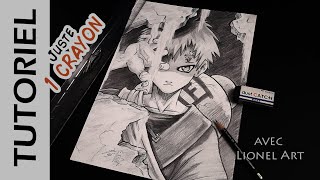 Comment Dessiner Gaara  Naruto [upl. by Townshend802]