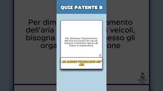 Quiz ufficiale per la patente B perte patente [upl. by Yenrab]