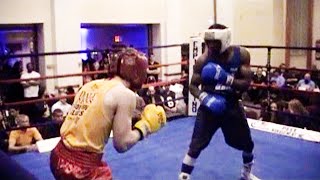 Golden Gloves Boxing  1st round TKO [upl. by Ahseina]