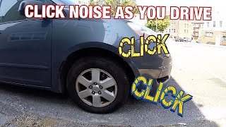 Car Makes Click Click Click Noise as you drive [upl. by Enawtna]