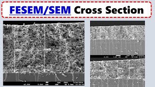 SEM Analysis  How To Find Cross Section [upl. by Nytsua]