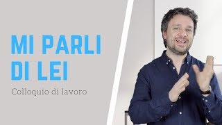 Quando il selezionatore domanda mi parli di lei [upl. by Dnalra]