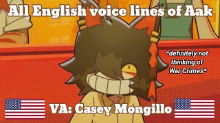 Arknights Aaks EN voice lines [upl. by Kelson]