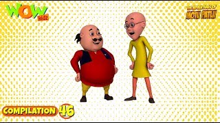 Motu Patlu  Non stop 3 episodes  3D Animation for kids  46 [upl. by Miun]