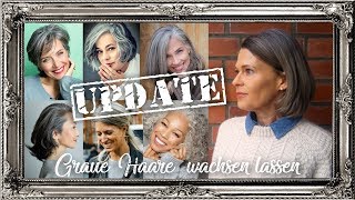 Graue Haare wachsen lassen UPDATE  Never2Late [upl. by Reggi24]