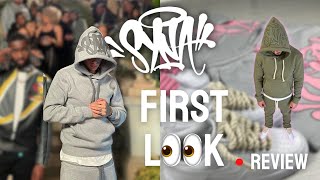 Synaworld logo Tracksuit  Review and Try on 👀 Central Cee’s new clothing brand [upl. by Aztiraj519]