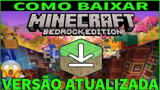 COMO BAIXAR E INSTALAR O MINECRAFT WIN10 ATUALIZADO [upl. by Netsrijk172]