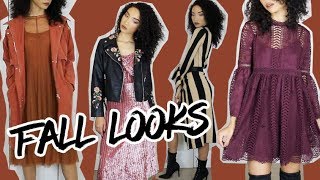 FALL TRYON HAUL  Dressy Outfits ft ChicWish [upl. by Acina]