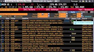 Finding Analyst Reports using the Bloomberg and Thomson One [upl. by Anirec515]