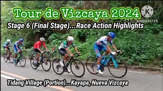 Tour de Vizcaya 2024Stage 6 Final StageRace ActionTidang Village Portion Kayapa NV [upl. by Ojyllek]