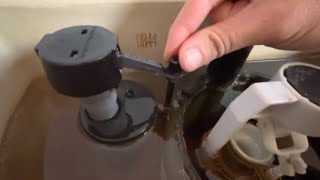 Toilet won’t stop running water adjusting float for fix [upl. by Enaols278]