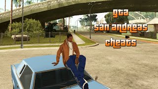 GTA San Andreas Cheat Codes PC [upl. by Yelkreb]