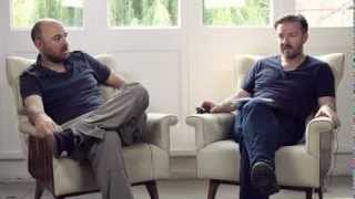 KARL PILKINGTON AND RICKY GERVAIS INTERVIEW 2012  VERY FUNNY [upl. by Pedrick3]