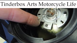 How To Replace All Front Light Bulbs In A BMW R1200RT [upl. by Lehcear]