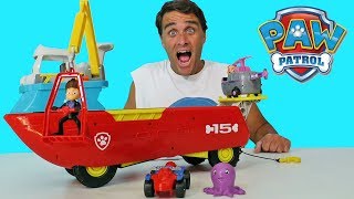 Paw Patrol Sea Patrol Sea Patroller  Toy Review  Konas2002 [upl. by Aloel]