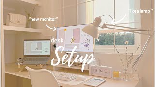 Ultimate Desk Makeover 2023 Aesthetic Setup amp Cable Management Secrets [upl. by Ettelliw]