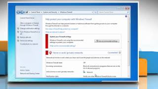 Windows® 7 How to turn off the security on Windows® 7based PC [upl. by Elleuqram68]