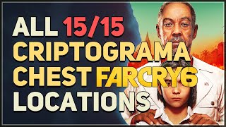 All 15 Criptograma Chest Locations Far Cry 6 [upl. by Nerok425]