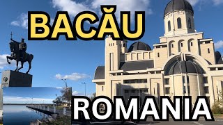 BACAU ROMANIA 4K Walking Tour [upl. by Pish]