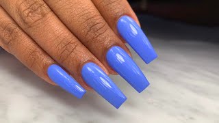 HOW TO Perfectly Apply Gel Polish Over Acrylic For Beginners BORN PRETTY [upl. by Harvard]