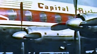 Capital Vickers Viscount Promo Film  1955 [upl. by Atteragram153]