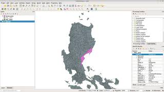 QGIS Part2  How to extract merge and clip vector data [upl. by Alra]