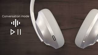 Bose Noise Cancelling Headphones 700 UC Touch and button controls explained [upl. by Enelad]