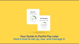 PayPal Pay Later How to Set up Use and Manage [upl. by Higley]