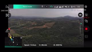 HUBSAN ZINO Mini SE super long range test 5874 mts [upl. by Cleave147]