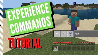 Minecraft XP COMMAND Tutorial Bedrock amp JAVA Edition [upl. by Lipfert]