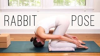 RABBIT POSE  Sasangasana  15 Minute Yoga Practice [upl. by Tevlev]