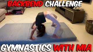 New gymnastics challenge doing backbend [upl. by Ames709]