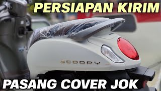 SCOOPY PRESTIGE 2022 PASANG GARNIS DAN COVER JOK [upl. by Bertero40]