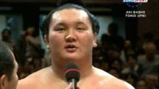 Sumo  Best Fights of Aki Basho 2007 from Day 131415 [upl. by Yendyc438]