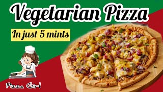 How to Make the vegetarian Pizza  Healthy amp Tasty [upl. by Sheba]