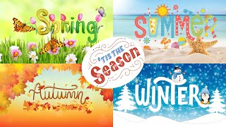 The Four Seasons Song for Kids  Learn about 4 Seasons in a Year Spring Summer Autumn amp Winter [upl. by Ariajay]