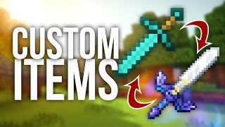 How to Easily Add Custom Items into Minecraft [upl. by Naie846]