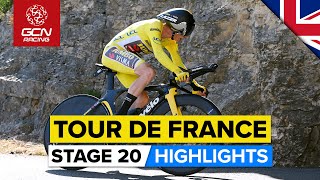 Dominant Time Trial Performance  Tour De France 2022 Stage 20 Highlights [upl. by Aokek]