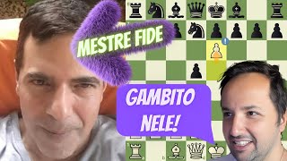 Gambito contra a Alekhine do Mestre FIDE [upl. by Premer742]