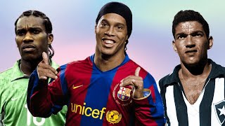 Top 10 Most Skillful Footballers of All time OFFICIAL LIST [upl. by Esorlatsyrc]