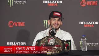 Sergio Pettis Reacts To Stunning Comeback KO Of Kyoji Horiguchi At Bellator 272 It Was Beautiful [upl. by Nee788]