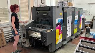 INTERMAK GRAPHIC MACHINERY Heidelberg Speedmaster SM 524P Year 2001 [upl. by Arhat308]